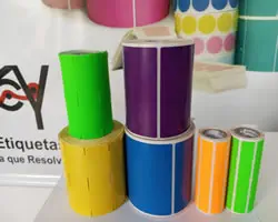 Etiqueta Couchê Adesiva 100x50 10x5 Zebra Argox Honeywell 04