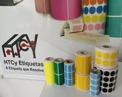 Etiqueta Couchê 50x25 5x2,5 Adesiva Zebra Argox Honeywell 02