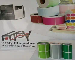 Etiqueta Couchê Adesiva 50x30 5x3 Zebra Argox Honeywell 01