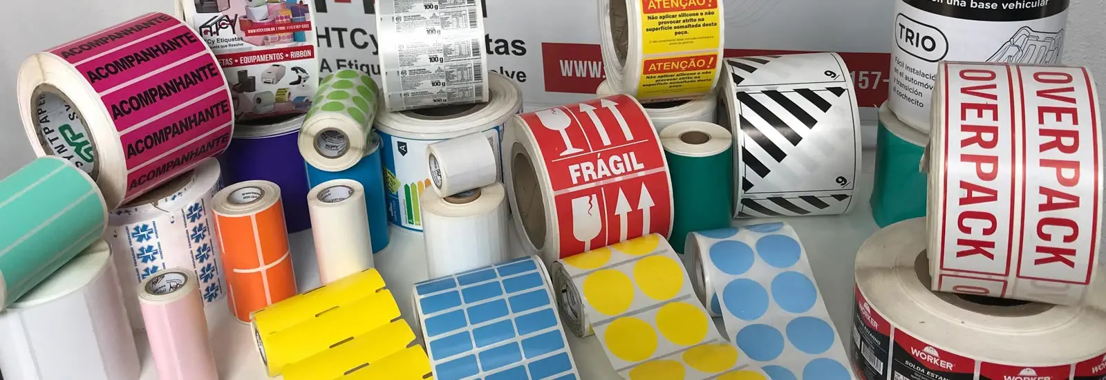 etiqueta adesiva diversas